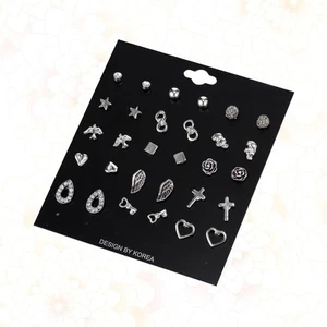 18 Pairs Color Fashion Chic Trendy Earring Set for Women Girls Ladies - Picture 1 of 11