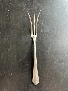 Antique Sterling Silver Condiment Fork 12.9 Grams 5.25” - Picture 1 of 6