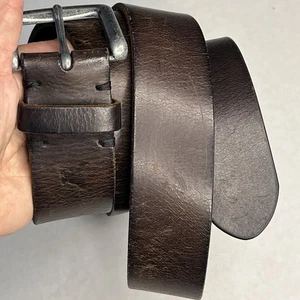 American Eagle Outfitters dunkelbrauner Ledergürtel für Herren 35” 1,5” breit - Bild 1 von 6