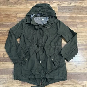 Olivia grau olivgrün Utility Jacke, Military Style, Long Line, Medium - Bild 1 von 14