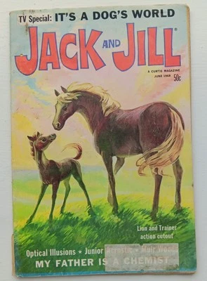 Vintage Jack & Jill  Magazine June 1968 Father is a Chemist Acrostic Muir Woods - Image 1 of 4