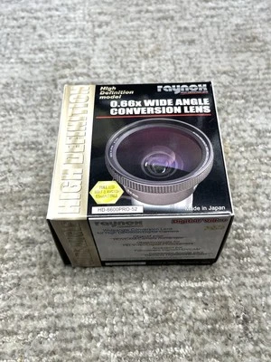 Raynox HD-6600 Pro 52mm 0.66x Wide Angle Lens -Excellent Condition  - Image 1 of 4