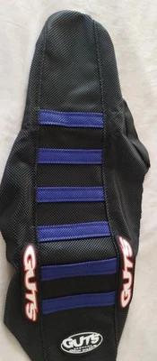 GUTS Racing pinza acanalada cubierta de asiento Team Yamaha YZ85 2018-2026 negro/azul Foto 1 de 2