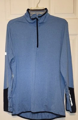 Jersey de ciclismo trasero manga larga azul medio  Foto 1 de 4