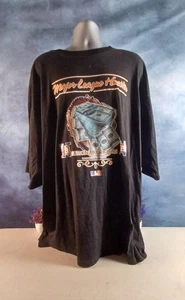 Schwarzes 5XL Herren T-Shirt "Major League Hustler", - Bild 1 von 6