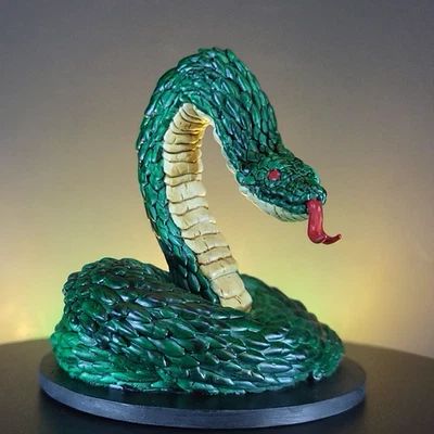 Giant Snake Miniature 75mm – Hand-Painted 4K Resin DnD Pathfinder TTRPG - Image 1 of 4