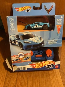 Hot Wheels RC 1:64 Scale C8 Corvette Rechargeable Remote Control Vehicle NEW - Picture 1 of 15