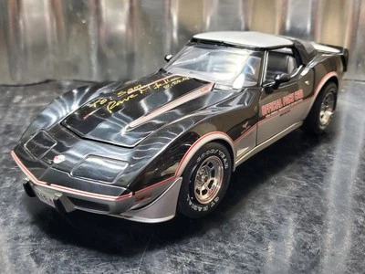 UT 1978 Chevy Corvette Indy 500 Pace Car 1:18 Scale Signed Dave McLellan Diecast - Image 1 of 4