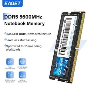 EAGET 16GB DDR5 SODIMM Memory RAM 5600MHz CL46 262-Pin PC5-44800 Laptop Memory - Picture 1 of 14