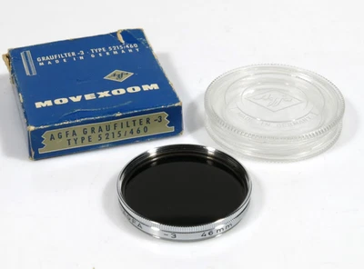 PRL) FILTRO AGFA Ø 46 mm -3 FILTER FILTRE FILTAR PHOTO TYPE 5215/460 MOVEXOOM PH - Image 1 of 4