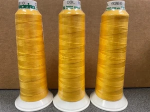 Madiera Serger Thread - 3 pack Yellow - Picture 1 of 1
