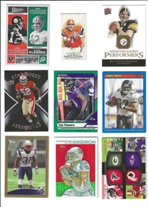 18 NFL Inserts/Parallels; Terry Bradshaw/Roger Staubach, John Elway, Ben Roethli - Picture 1 of 2