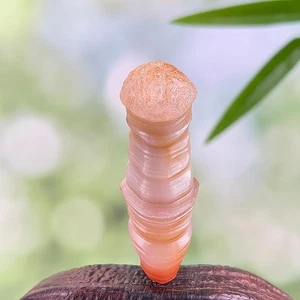 Regalo de Navidad China Mongolia Interior Ágata Gobi Desgastada Visualización Piedra Diseñador - Imagen 1 de 2