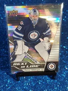2015-16 Upper Deck GTS Overtime Next in Line Connor Hellebuyck #NL-6 Rookie - Picture 1 of 2