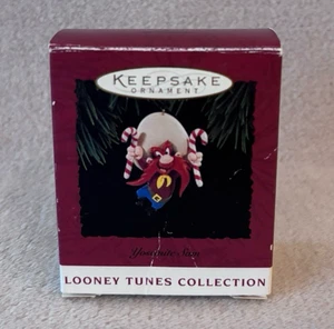 Yosemite Sam 1994 Punze Andenken Ornament Neu im Karton - Bild 1 von 3