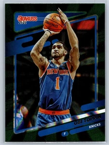 2021-22 Panini Donruss - Obi Toppin #118 Holo Green & Yellow Laser - Picture 1 of 2