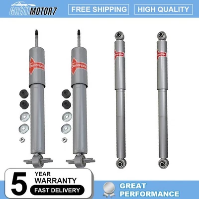 KYB Front Rear Shock Absorbers fits 1999-2006 Chevrolet Silverado 1500 - Imagem 1 de 4