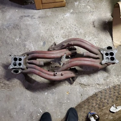 1960-61 Chrysler 300F & 300G 413 2 X 4BBL Long Ram Induction Intake Manifolds - Image 1 of 4