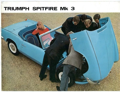 Triumph Spitfire Mk3 1968-1969 UK Market Sales Brochure - Image 1 of 3
