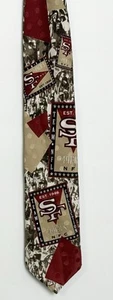 Vintage San Francisco 49ers Neck Tie Mens 100% Silk RM Sport NFL Football - Picture 1 of 5