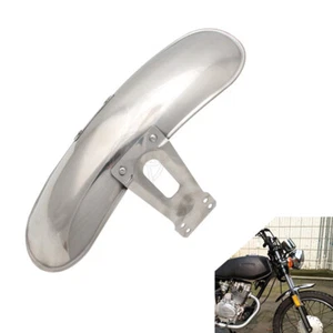 Protector de cubierta protector de barro para guardabarros delantero de metal cromado para Honda CG125 - Imagen 1 de 10
