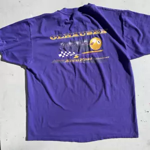 T-Shirt Uomo Olhausen Biliardo Viola Spell-Out L Pool Competizione Olimpiadi - Foto 1 di 11