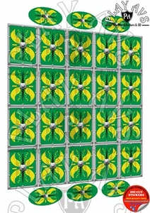Playmobil Stickers Escudo Romano - Stickers Roman Shields - Autocollant Romain - Imagen 1 de 5