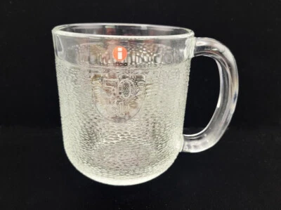 iittala KROUVI Finland 50cl Strukturglas BIER Becher m. i Label Oiva Toikka - Bild 1 von 4