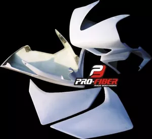 2007-2008 YAMAHA YZF R1 CARROZZERIA CORSA CARENE FIBRA DI VETRO AVIOFIBRA PISTA DAY - Foto 1 di 2