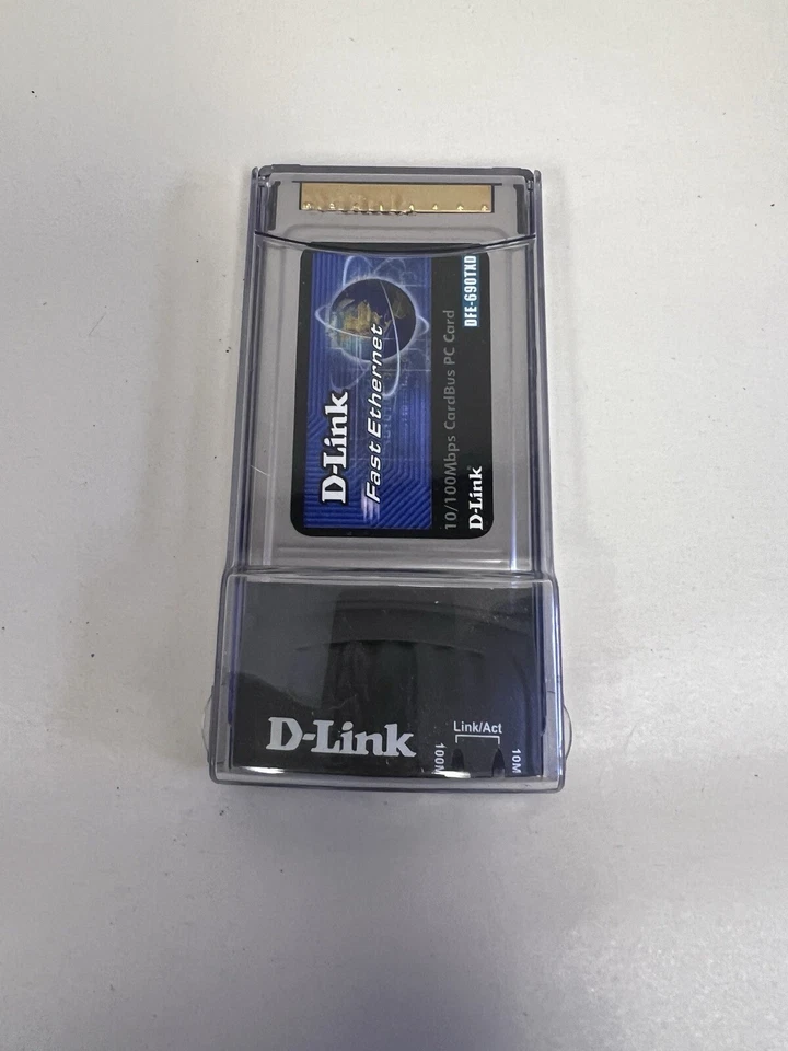 Tarjeta de red D-Link Fast Ethernet 10/100 Mbps CardBus PC DFE-690TXD Foto 1 de 4