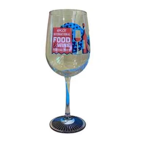 DISNEY PARKS EPCOT 2023 FOOD Festival WINE YOUR WAY AROUND THE WORLD GLAS NEU - Bild 1 von 1