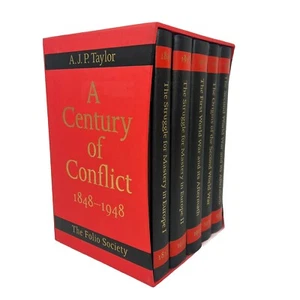 A Century of Conflict 1848 - 1948, A.J.P. Taylor - Folio Society - 5-Volume Set - Foto 1 di 12
