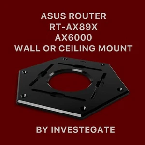 ASUS ROUTER WALL MOUNT CEILING MOUNT BRACKET RT-AX89X AX6000 INVISIBLE AI-Mesh - Bild 1 von 12