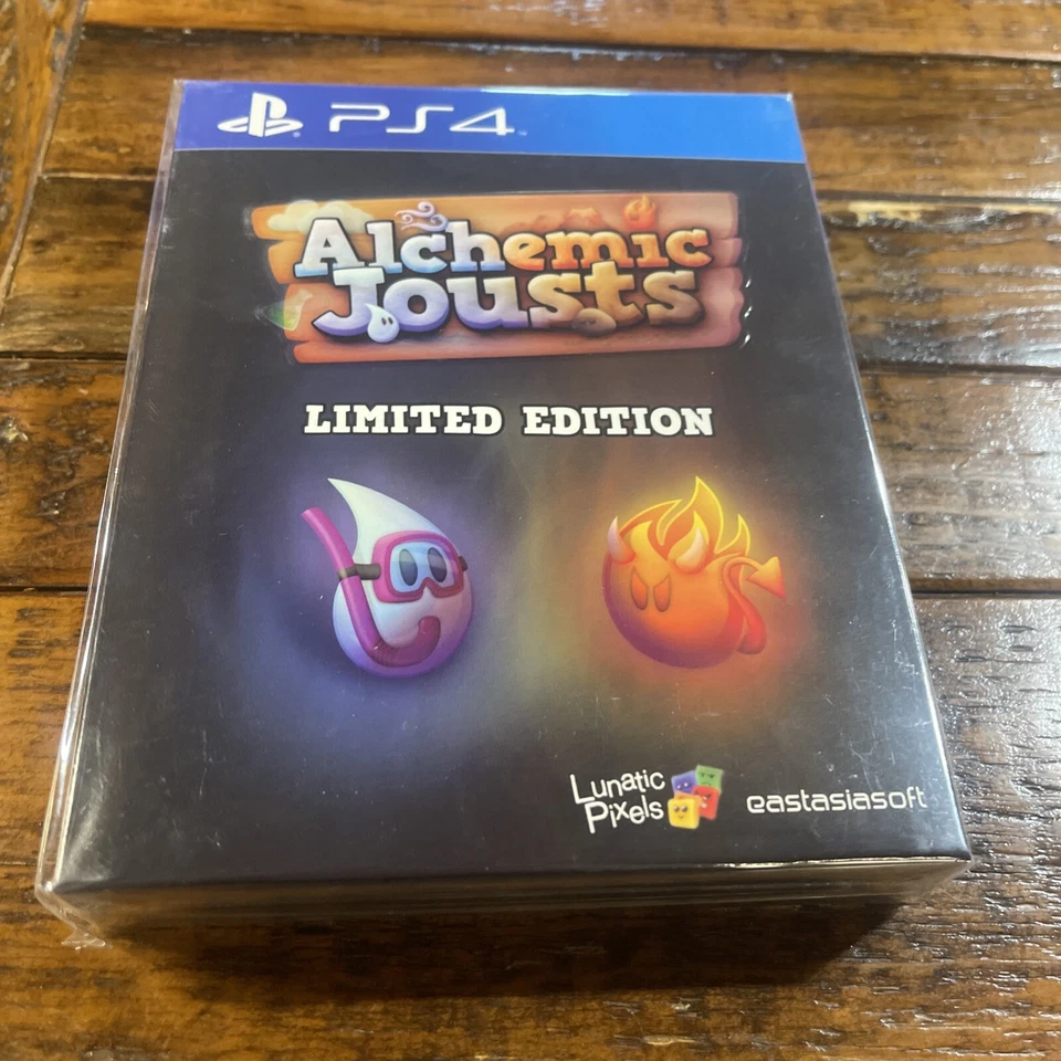 Alchemic Jousts Limited Edition Asia Play PS4 Playstation 4 with Sticker NEW - Image 1 of 2