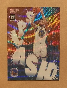 2020-21 Panini Donruss Optic Stephen Curry Splash T-Mall ASIA Red Wave Prizm SP - Foto 1 di 2