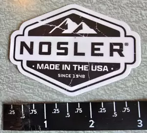 #10 Adesivo decalcomania vinile Nosler Made in USA Factor Partition Bullet Co. - Foto 1 di 1