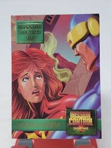 Cyclops & Phoenix Overpower Mission Control Card #7 Dark Phoenix Saga LP - Picture 1 of 5