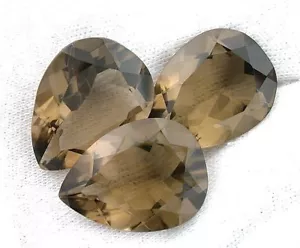 EIN 20x15 20 mm x 15 mm natürlicher brasilianischer Birne Rauchquarz Edelstein EBS3050 - Bild 1 von 1