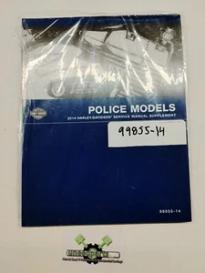 GENUINE HARLEY DAVIDSON 2014 POLICE SERVICE MANUAL SUPPLEMENT 99855-14 BIN F - Picture 1 of 1