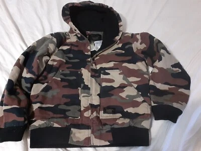Walls Blizzard Pruf Children's Boys Unisex Youth Camo Hooded Jacket XL - Image 1 of 4