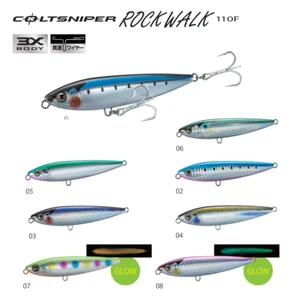 ARTIFICIALE SHIMANO COLTSNIPER ROCK WALK 110F SPINNING TRAINA - Imagen 1 de 17