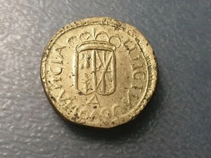 FRANCE FRANCIA Y NAVARRA PONDERAL COIN WEIGHT DOBLE LUIS DE ORO 15,29 g - Picture 1 of 2