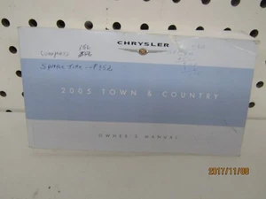 2005 Chrysler Town & Country Owners Manual (book only) FREE SHIPPING - Picture 1 of 2