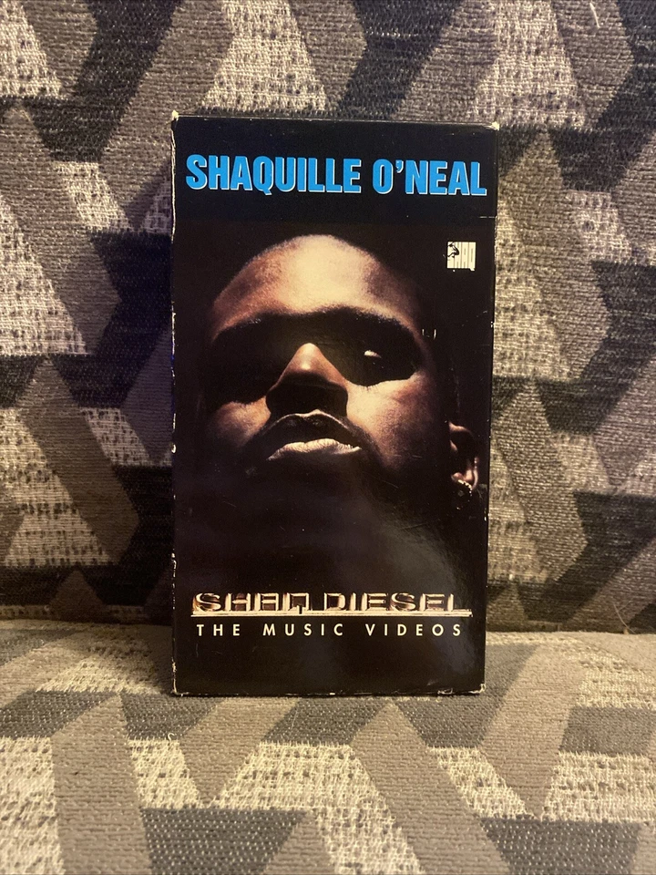 SHAQ DIESEL Shaquille O’Neal Rap Videos VHS 1994 MTV Rare NBA Magic TESTED PLAYS - Image 1 of 4