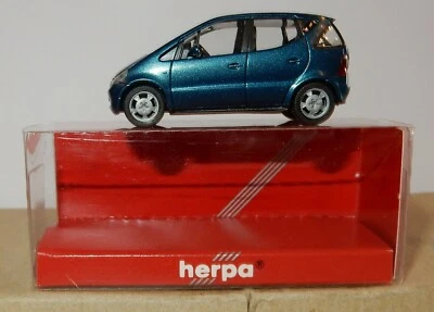 Herpa Ho 1/87 Mercedes-Benz Tetto Apribile Verde Metal #032384 IN Box - Immagine 1 di 4