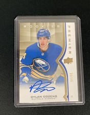DYLAN COZENS 2020-21 UPPER DECK PREMIER RC ROOKIE GOLD AUTO 35/35 ST. LOUIS BLUE