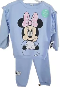 Two (2) Piece Disney™ MINNIE MOUSE ~ Kind of Iconic ~ Light Blue Jogger ~ Size 4 - Picture 1 of 6