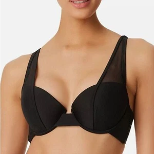 Top de natación de bikini con aros con balconette mate Bar III NEGRO talla mediana - Imagen 1 de 7