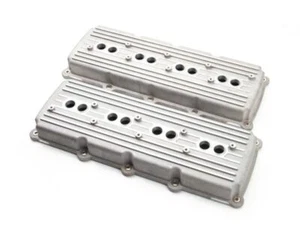 FOR GEN 3 HEMI 5.7L 6.1L 6.4L CAST ALUMINUM VALVE COVERS UNFINISHED FINNED - Picture 1 of 4