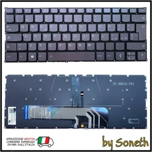 TASTIERA ITALIANA PER LENOVO YOGA 530-14ARR 81H9 GRIGIA RETROILLUMINATA - Foto 1 di 3